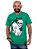 Camiseta Caveira Skate - Verde. - Imagem 3