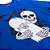 Camiseta Caveira Skate - Azul Royal. - Imagem 3