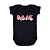 Body Bebê Rock Iron Preto - Imagem 1