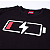 Camiseta Low Battery Preta. - Imagem 2