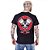 Camiseta Caveira Piston Skull Preta Jaguar - Imagem 1