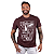 Camiseta Estonada Guitarra Fotos Marrom. - Imagem 1