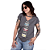 Blusinha Feminina Kombi Trip Grafite - Imagem 3
