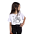 Camiseta Juvenil Bateria Line Drum Branca - Imagem 1