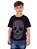 Camiseta Juvenil Caveira Escrita Preta jaguar - Imagem 1