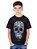 Camiseta Juvenil Caveira Mexicana Preta Jaguar - Imagem 2
