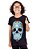Camiseta Juvenil Caveira Mexicana Preta Jaguar - Imagem 1