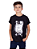 Camiseta Juvenil Guitarra Fender Preto Jaguar - Imagem 1
