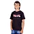 Camiseta Juvenil Rock Iron Preta - Imagem 1