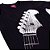 Camiseta Juvenil Guitarra Chaves Preta - Imagem 1