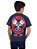 Camiseta Juvenil Caveira Piston Skull Marinho Indigo - Imagem 2