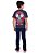 Camiseta Juvenil Caveira Piston Skull Marinho Indigo - Imagem 5