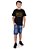 Camiseta Juvenil Brasil Hexa Preta - Imagem 3