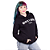 Moletom Feminino Canguru Hard Rock Relevo - Preto - Imagem 3