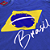 Camiseta Brasil Torcida - Azul Royal. - Imagem 2