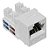 Conector keystone cat.6 femea furukawa t568a b branco - Imagem 1