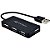 Hub Usb 4 Portas HU-220BK C3TECH Preto - Imagem 2