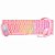Combo gamer Teclado + Mouse + Headset Rosa Led Rainbow Evolut - Eg53 - Imagem 8