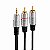 Cabo p2 Stereo x 2 Rca Metal 3 Metros - Storm - Imagem 3