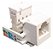 Conector Keystone Rj11 Femea 4 vias cat3 - Imagem 8