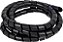 Organizador de cabos espiral preto 20mm 3,0 metros force line - Imagem 1