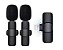 Kit com 2 microfones lapela wireless sem fio conexao lightning para iphone e ipad - Imagem 2
