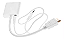 Conversor hdmi x vga Com Audio Adap0038 Branco Storm - Imagem 2