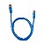Cabo de rede pluscable cat 5e 10m rj45 azul - Imagem 1