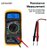 Multimetro digital portatil vd retroiluminaçao lcd amperimetro ac dc voltimetro  testador de tensao ohm medidor xl830l - Imagem 3