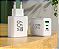 Fonte carga rapida usb 3.0 e tipo-c 65w - tomada 2 pinos chatos - branco - Imagem 5