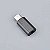 Adaptador usb tipo c para fone de ouvido p2, celular e tablet - preto - Imagem 1