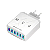 Fonte de carregador telefone usb 6 portas USB - branco - Imagem 3
