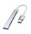 Hub 4 portas usb 3.0, 2.0 5gbps - yolpha - Imagem 2