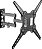 Suporte articulado para tv led lcd plasma de 23 a 55 polegadas com inclinacao - sta-2355p - Imagem 1