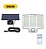 Luz externa solar com sensor de movimento, controle remoto, ip65 prova d'agua 3 modos 210led - Imagem 3