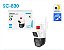 Camera wi fi externa ip 2.5 sc-b30 full hd 1080 it-blue rastreamento automatico - Imagem 1