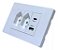 Tomada painel plastico branca 10a com conexao usb + tipo c - viswe - Imagem 7