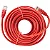 Cabo de Rede Cat.5 10m Patch Cord Pluscable Vermelho - Imagem 3