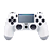 Controlador de jogo compatível com bluetooth para ps4,slim,pro,gamepad sem fio para pc branco - Imagem 1
