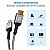 Cabo Hdmi Fsu - Tracado 8k hd-2.1 2m Nylon - Imagem 5