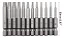 kit 12 Chaves De Fenda Torx T5 a T40 Com Haste Hexagonal - Imagem 1