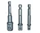 Kit 3 Adaptadores Soquete Para Parafusadeira 1/4 3/8 1/2 - Imagem 2