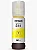 Kit de Tinta com 2 cores EPSON L6161 L4150 L4160 T504 Cor das tintas Ciano e Amarelo - Imagem 2