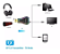 Receptor E Transmissor De Audio Bluetooth 5.0 3 em1 h21 Usb Tv Auto Aux Tx/rx - Imagem 3