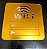 Placa WIFI para escrever senha auto colante quadrada 12x12cm - Imagem 5