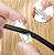 Clip Fixa Cabo Fio Transparente Adesivo 20 Pçs - AMIGOLD - Imagem 1