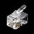 Conector RJ12 Macho 4X4 Telefone Unitario Connec 062 0012 - Imagem 2