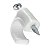 Grampo Fixa Fio Cabo Coaxial Miguelao 5mm Branco - Imagem 2