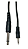 Cabo P2 macho mono x p10 macho mono 2,0m preto - Imagem 1