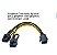Cabo Pci Express Para 2 X Pcie 8 (6 + 2) Pinos, Placa-Mãe Dupla 8 Pinos, Placa De Vídeo, Pci Gpu Vga Splitter, Cabo De A - Imagem 1